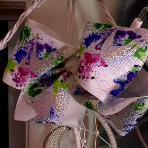 It’s a bow that has never been worn